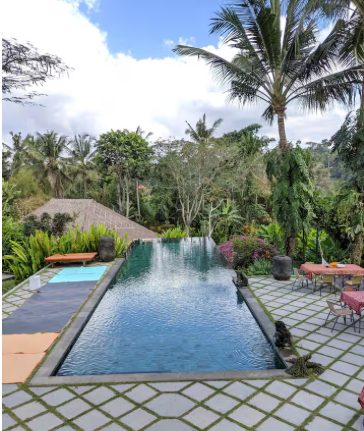 Ubud, vila a bazén